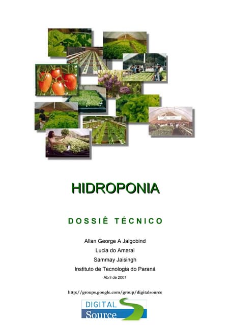 Hidroponia - dossie tecnico - a geo...