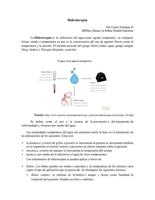 Hidroterapia 