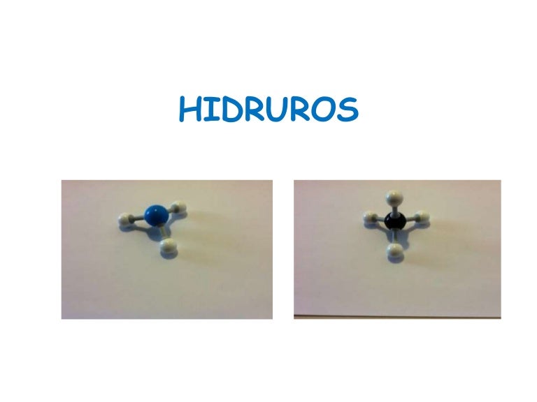 Formulación y nomenclatura de hidruros
