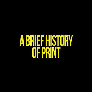 History of Print