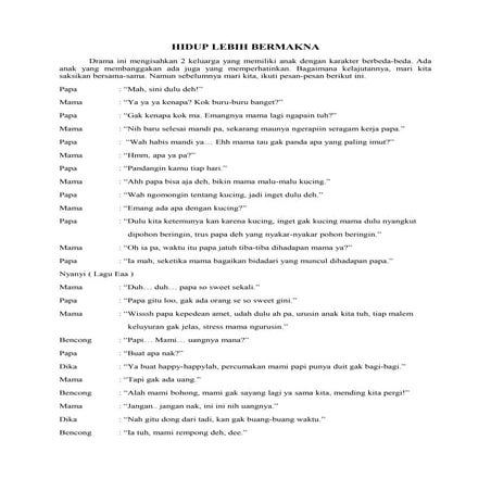 Hidup lebih bermakna