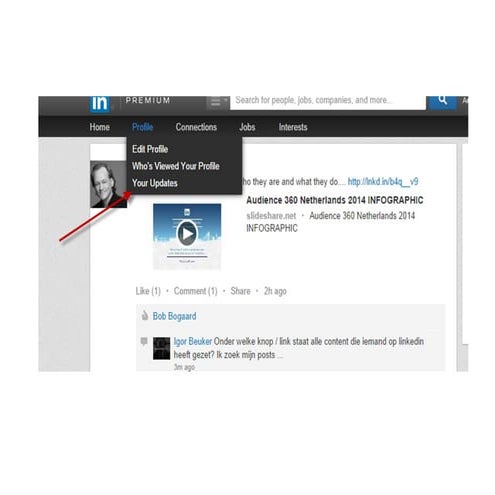 Hier staan je updates