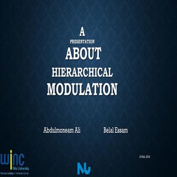 Hierarchical modulation