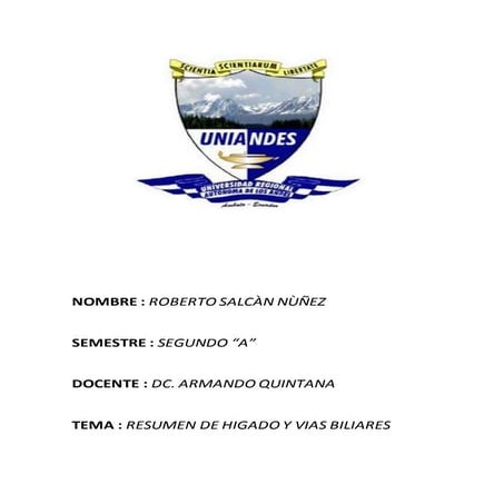 Higado y vias biliares