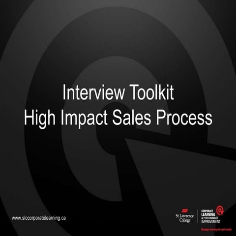 Interview Tool Kit