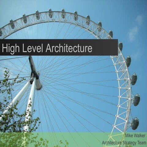 Composite Applicaitons and OBA Architecture