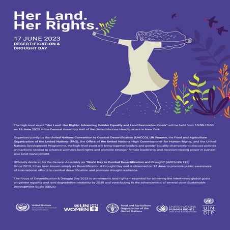 Her Land. Her Rights: Advancing Gender Equality and Land Restoration ...