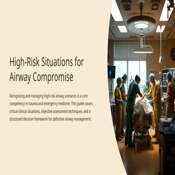 High-Risk-Situations-for-Airway-Compromise (High-Risk Situations for ...