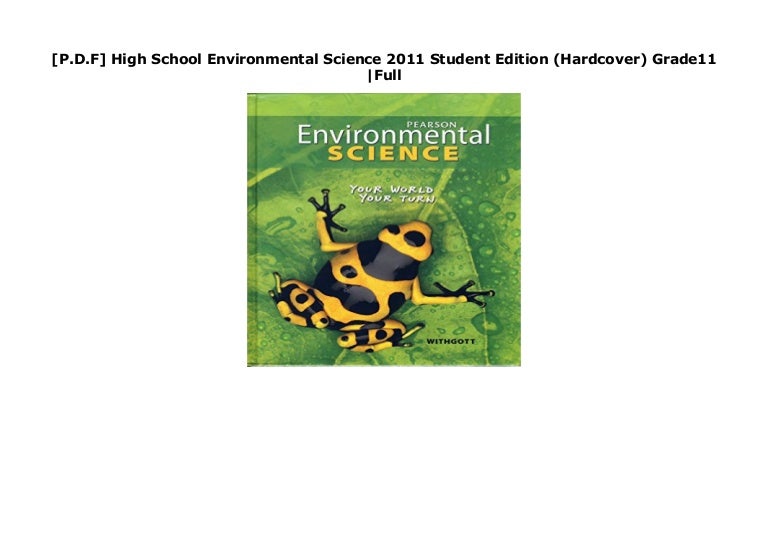 [P.D.F] High School Environmental Science 2011 Student Edition (Hardc…