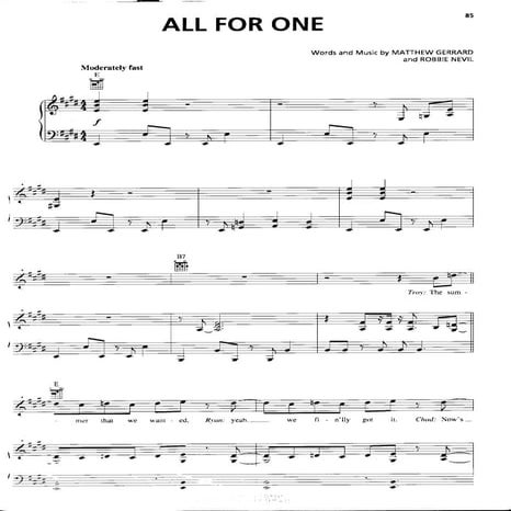 High school-musical-all-for-one