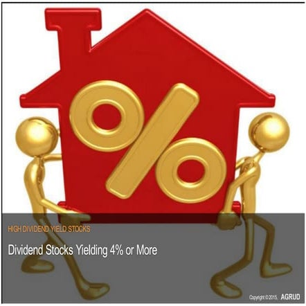 5 High Dividend Yielding Stocks