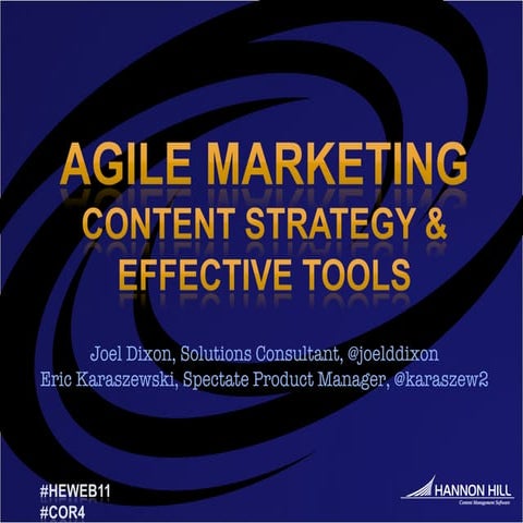 Agile Marketing: Content Strategy & Effective Tools
