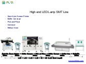 High end LED lighting  PCB SMT full  line solution