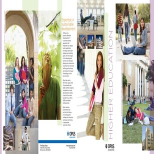 Higher Education Brochure