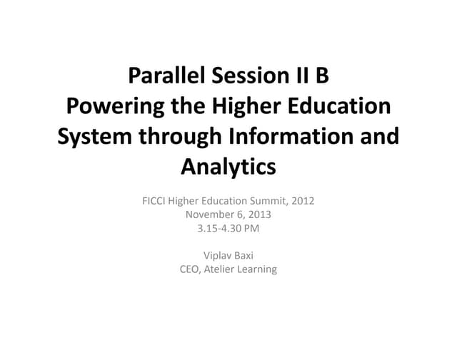 FICCI-Higher Education Summit-2012