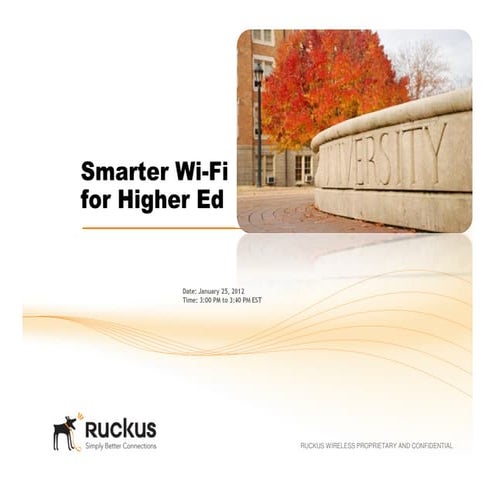 Secure Wireless for Higher education