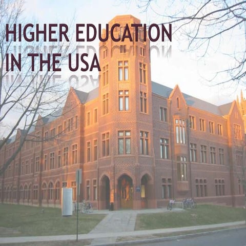 Higher education in the USA