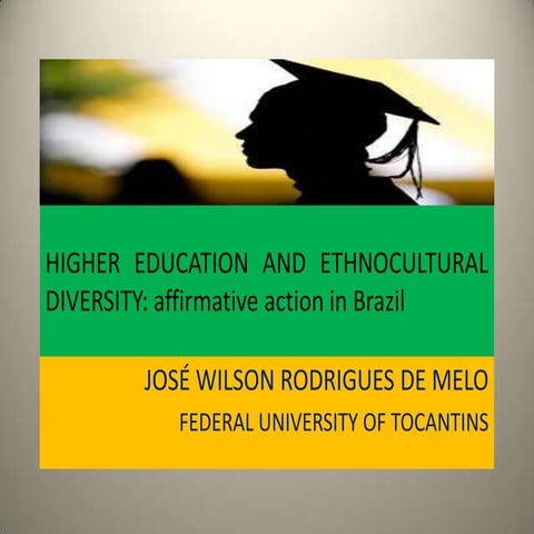 Higher education and ethnocultural diversity
