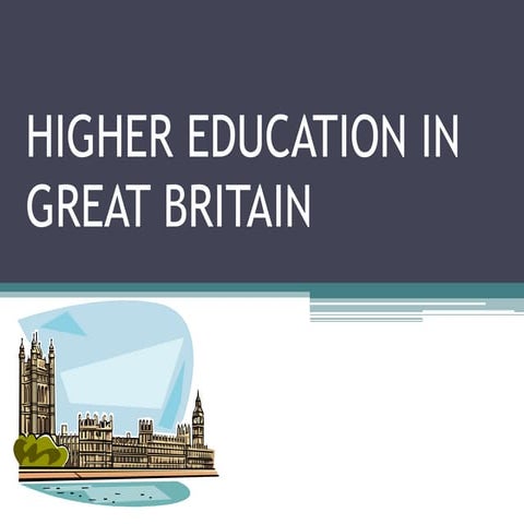 Higher education in Great Britain