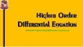 Higher order differential equation
