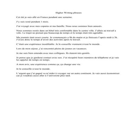 Advanced Higher French Reading.PDF