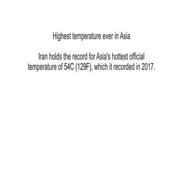 Highest temperature ever in Asia.pptx