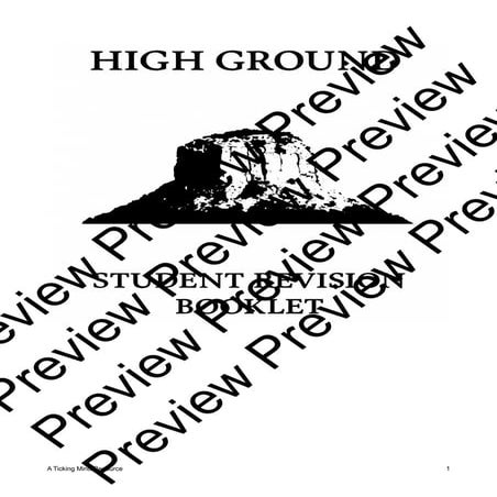 High Ground Student Revision Booklet Preview