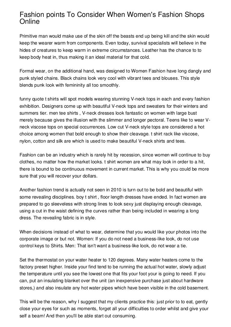 womens fashion shops