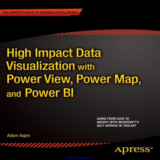 High impact data visualization with power view, power map, and power bi