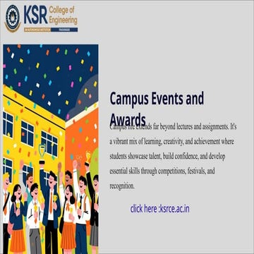 Highlighting campus events and awards from hackathons to sports wins.pptx