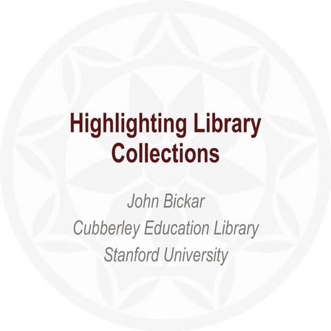Highlighting Library Collections