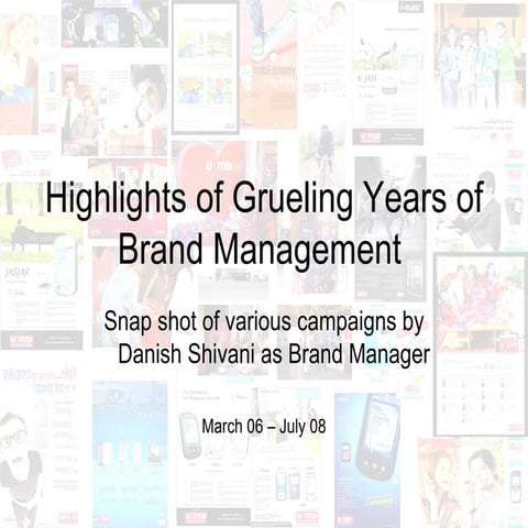 Highlights of  Danish Shivani's brand campaign at United Mobile