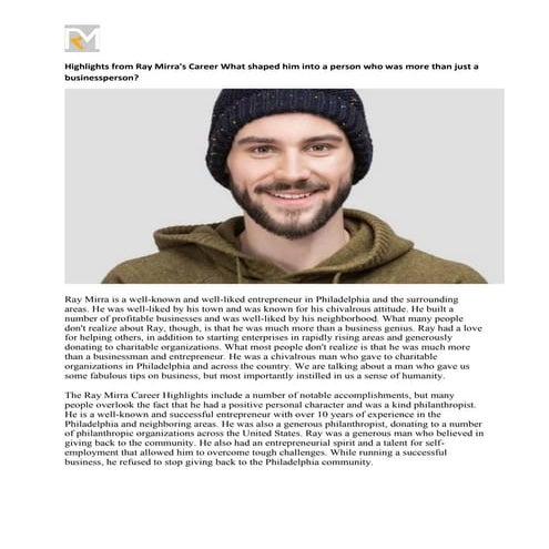 Highlights from Career- Ray Mirra.pdf