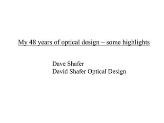 Highlights of my 48 years in optical design