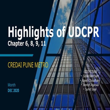 Highlights of MAharashtra UDPCR Chapters