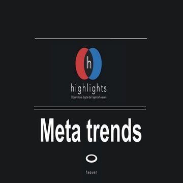 [heaven] Digital highlights by heaven #7 - Meta Trends