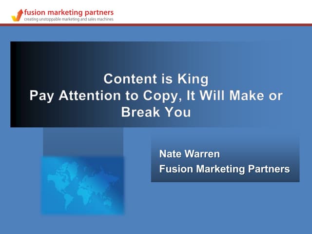 Highly Effective Web Content