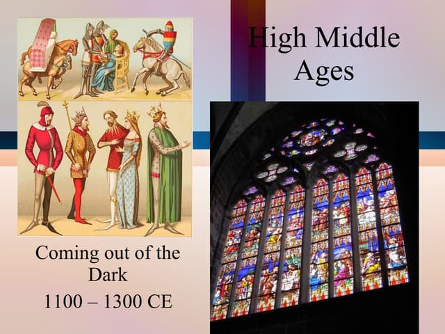 High middle ages
