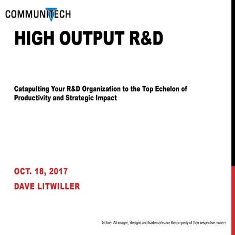 High Output Research and Development - Dave Litwiller - Oct. 18, 2017