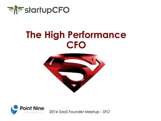 The High Performance CFO - everything you need to know