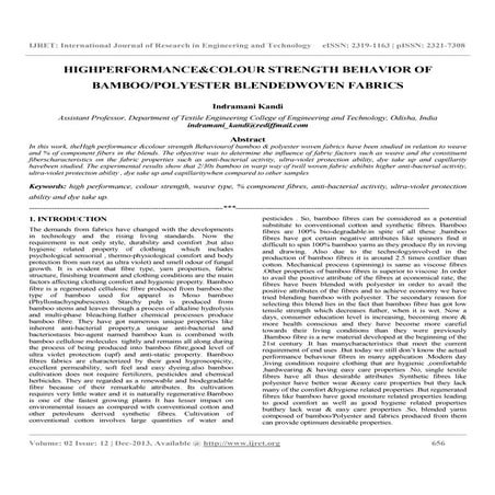 Highperformance&colour strength behavior of