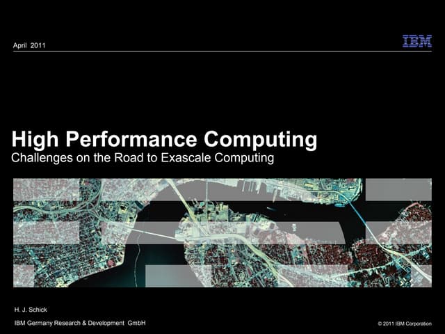 High Performance Computing - Challenges on the Road to Exascale Computing