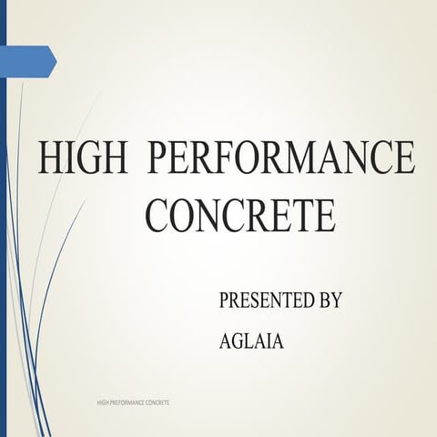 Ultra High Performance Concrete(UHPC) | PPTX
