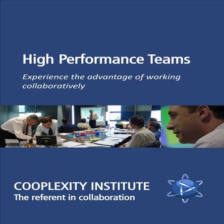 High Performance Teams Certification Brochure