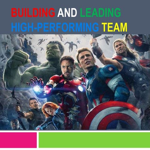 High performing team,team building,Team management | PPTX