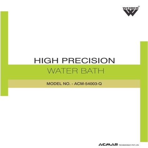 High precision water bath