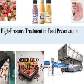 High pressure presentation 
