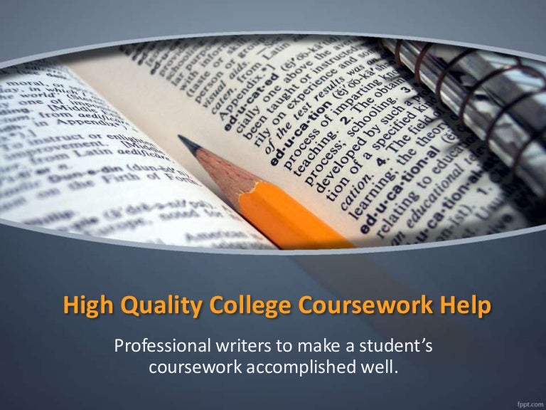 University coursework help