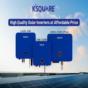 High Quality Solar Inverters at Affordable Price | PDF