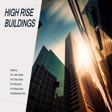 High rise buildings